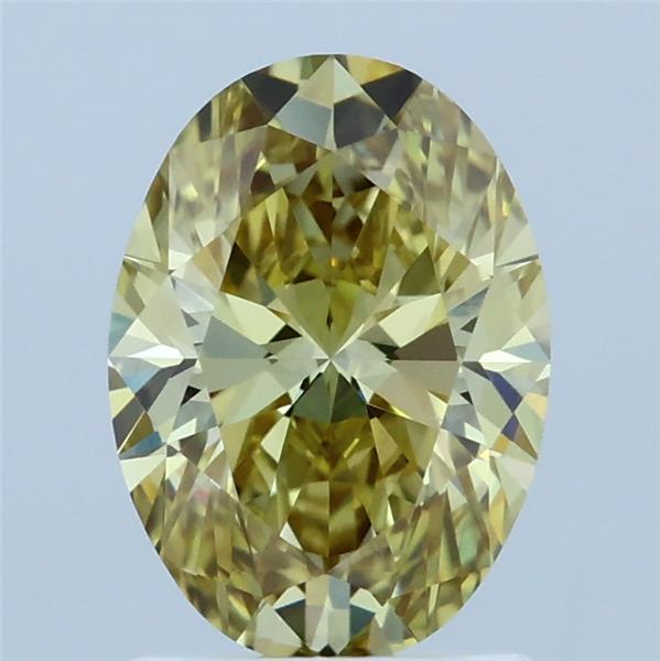1.50 Ct. Fancy Yellow Oval Lab Grown Diamond