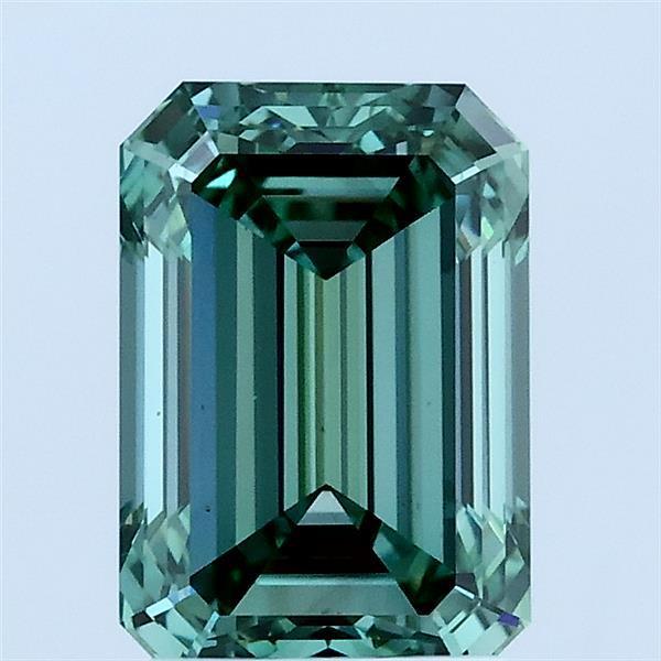 2.00 Ct. Fancy Green Emerald Lab Grown Diamond