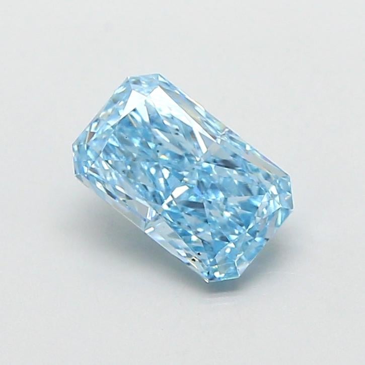 1.01 Ct. Fancy Vivid  Blue Radiant Lab Grown Diamond
