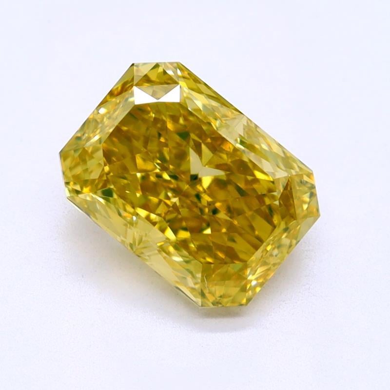 1.54 Ct. Deep Yellow Radiant Diamond