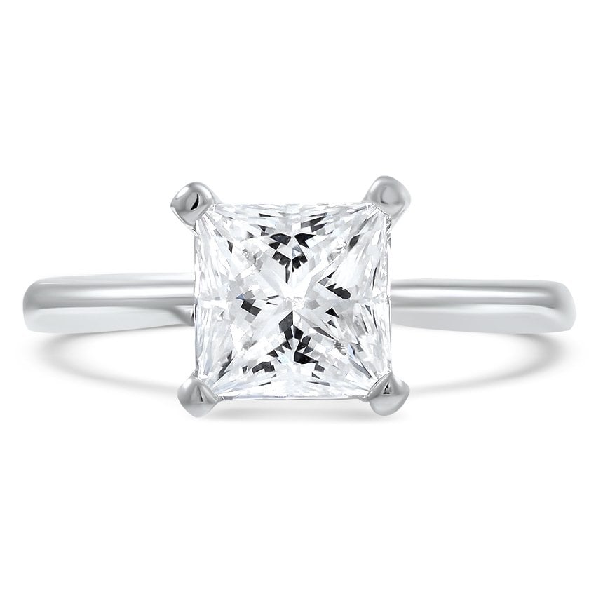 Custom Surprise Accent Diamond Engagement Ring