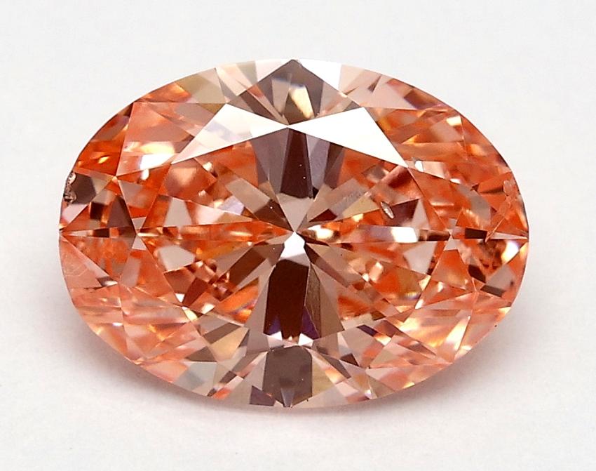 1.50 Ct. Fancy Vivid Pink Oval Lab Grown Diamond
