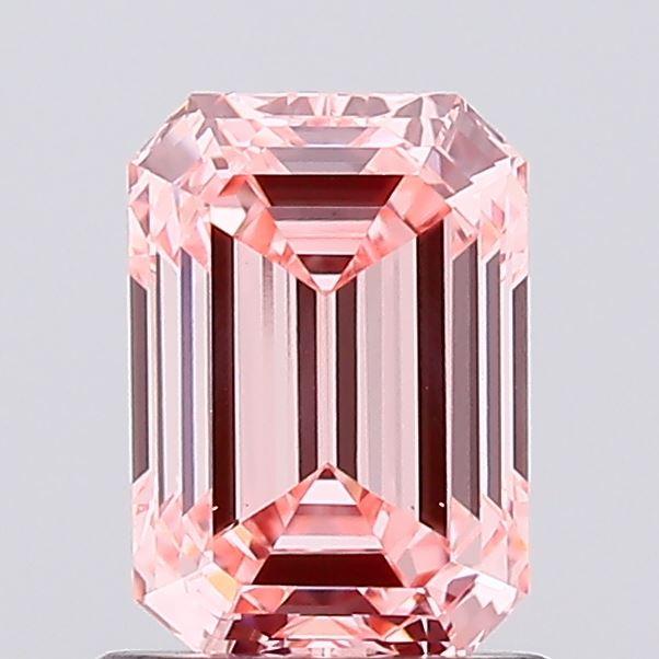 1.05 Ct. Fancy Intense Pink Emerald Lab Grown Diamond