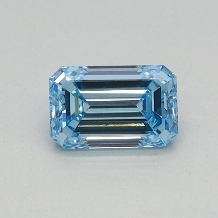 0.32 Ct. Fancy Intense Blue Emerald Lab Grown Diamond