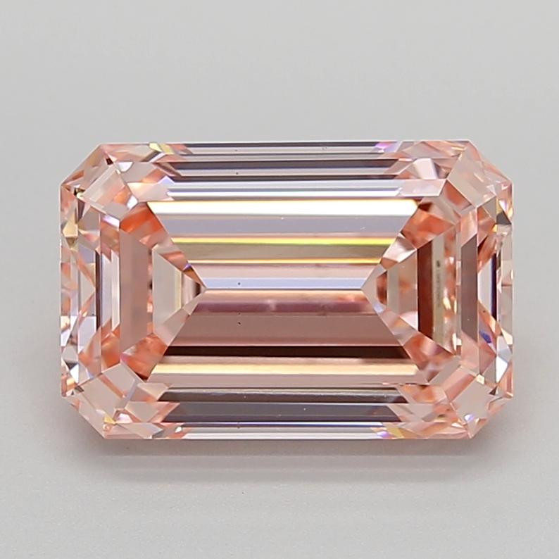 5.05 Ct. Fancy Intense  Pink Emerald Lab Grown Diamond