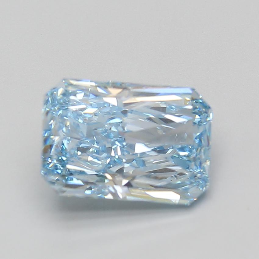 4.01 Ct. Fancy Vivid Blue Radiant Lab Grown Diamond