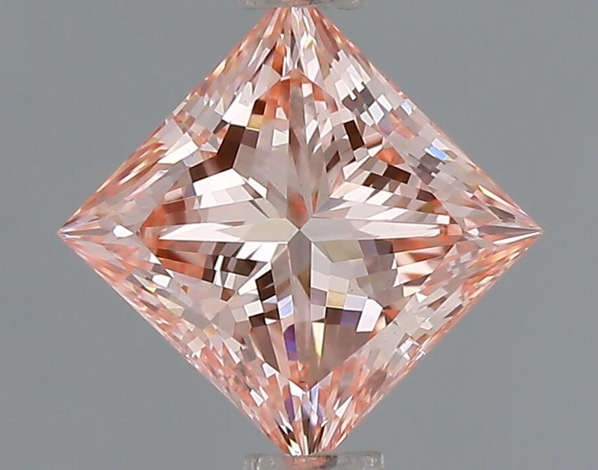 1.02 Ct. Fancy Intense Pink Princess Lab Grown Diamond