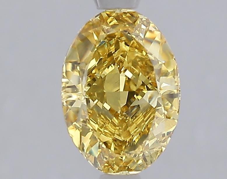 1.56 Ct. Fancy Vivid Yellow Yellow Oval Lab Grown Diamond