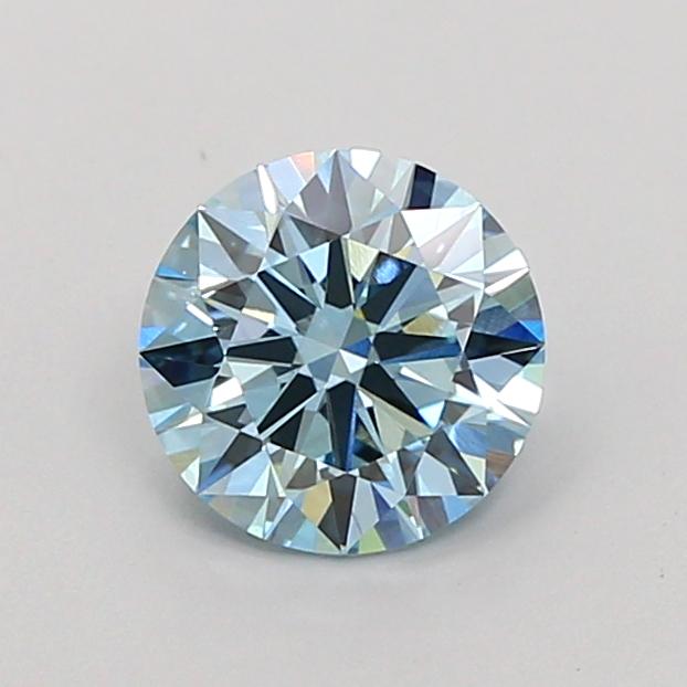 1.14 Ct. Fancy Vivid Blue Round Lab Grown Diamond