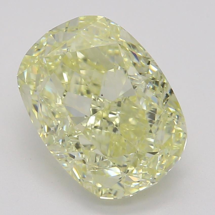 2.07 Ct. Fancy Light Yellow Cushion Diamond