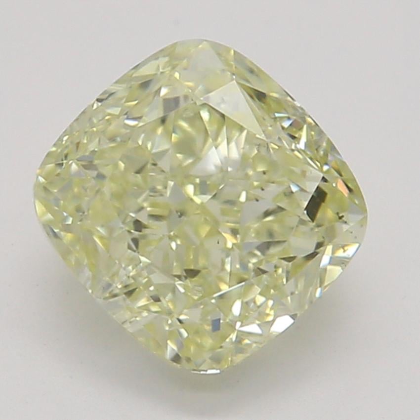 1.02 Ct. Fancy Light Yellow Cushion Diamond