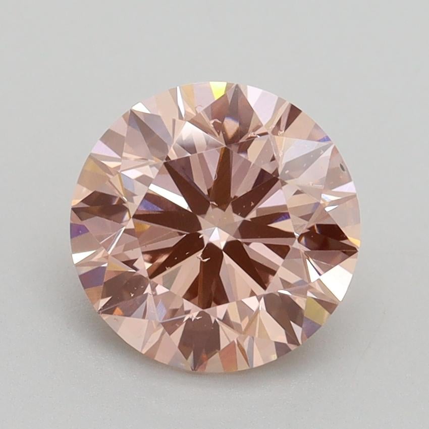 2.04 Ct. Fancy Intense Pink Round Lab Grown Diamond