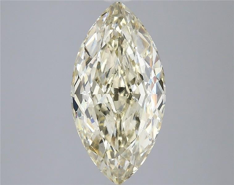 4.02 Ct. Fancy Light Yellow Marquise Lab Grown Diamond