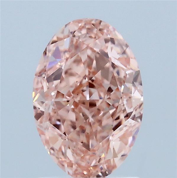 2.07 Ct. Fancy Pink Oval Lab Grown Diamond