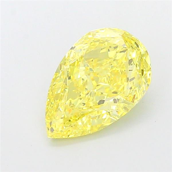 2.07 Ct. Fancy Intense Yellow Pear Lab Grown Diamond
