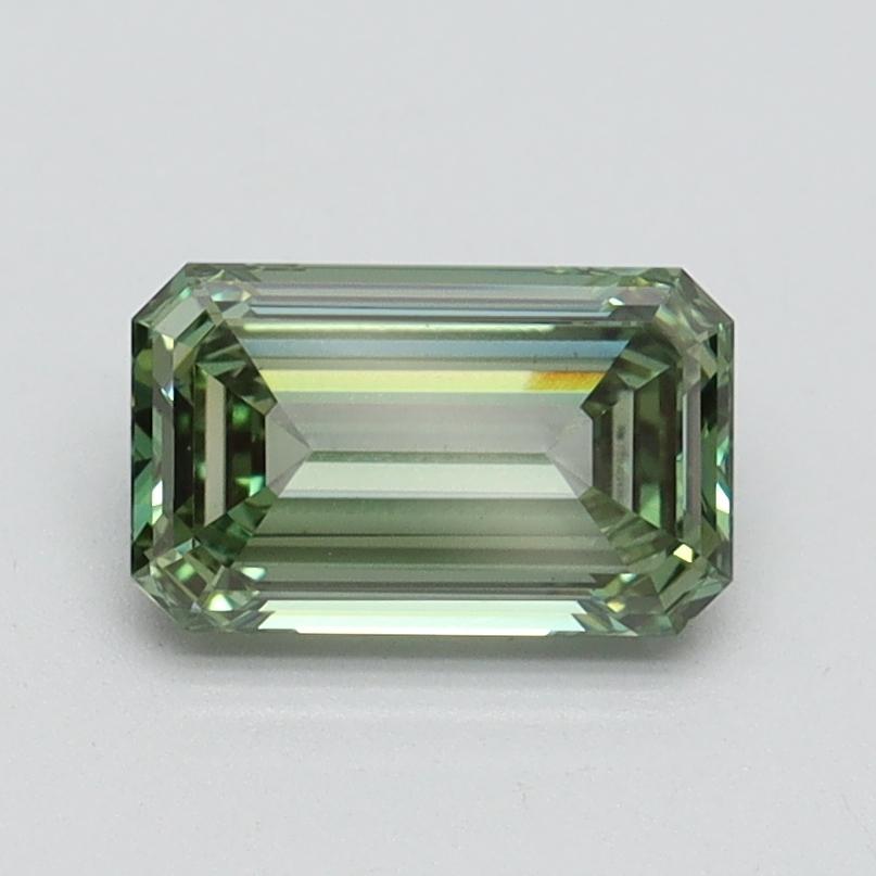 1.01 Ct. Fancy Intense Green Emerald Lab Grown Diamond
