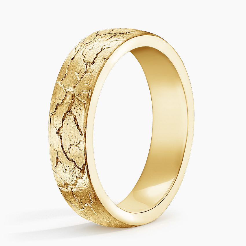 18K Yellow Gold Delta 5.5mm Wedding Ring