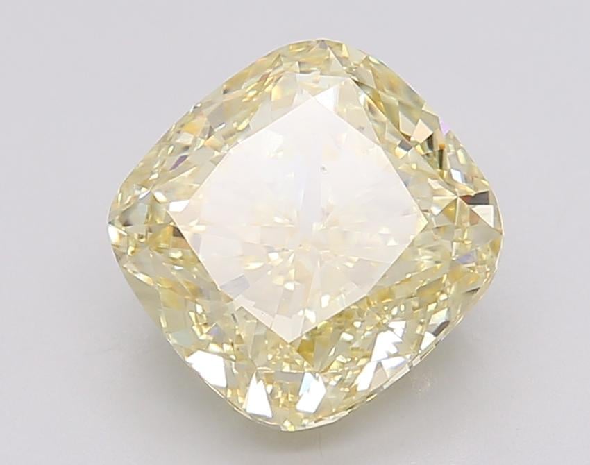 3.54 Ct. Fancy Intense Yellow Cushion Lab Grown Diamond