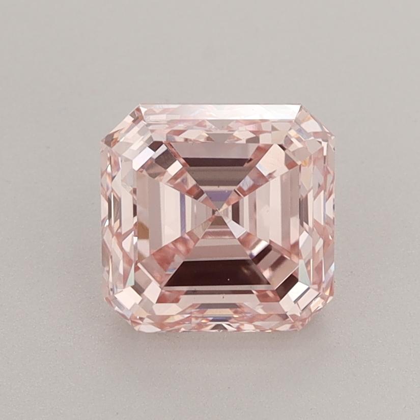 1.77 Ct. Fancy Intense  Pink Asscher Lab Grown Diamond