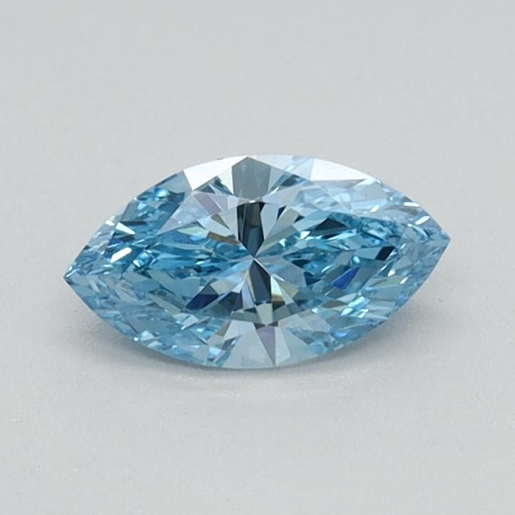 0.33 Ct. Fancy Vivid Blue Marquise Lab Grown Diamond