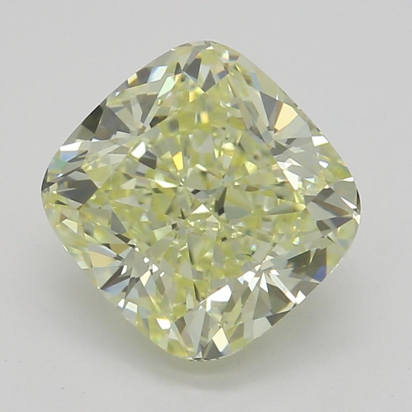 1.54 Ct. Fancy Light Yellow Cushion Diamond