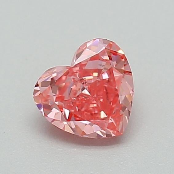 0.25 Ct. Fancy Vivid  Pink Heart Lab Grown Diamond