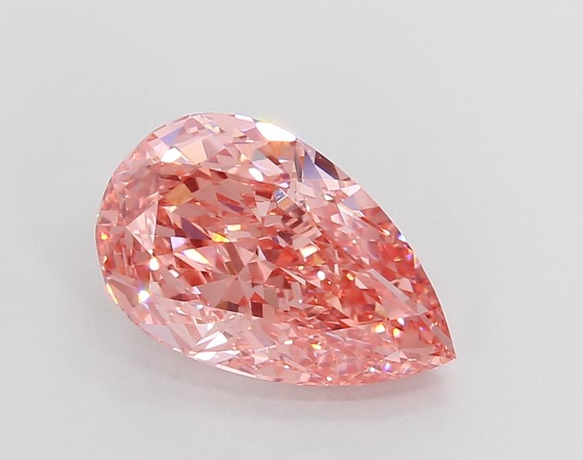 2.71 Ct. Fancy Vivid Yellow Pear Lab Grown Diamond