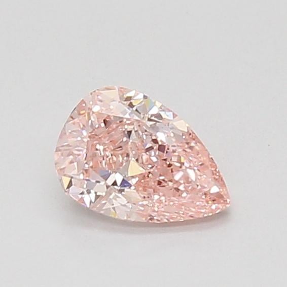 0.52 Ct. Fancy Intense Pink Pear Lab Grown Diamond