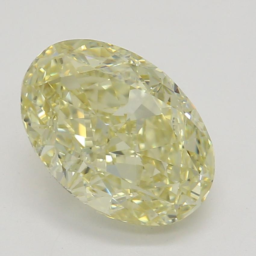 1.29 Ct. Fancy Light Yellow Oval Diamond