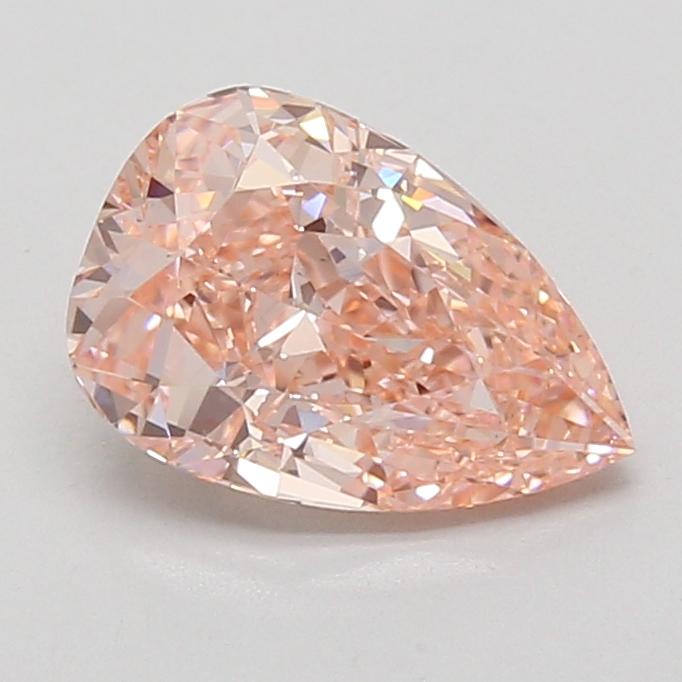 2.05 Ct. Fancy Vivid Pink Pear Lab Grown Diamond