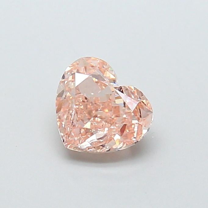 1.17 Ct. Fancy Intense  Pink Heart Lab Grown Diamond