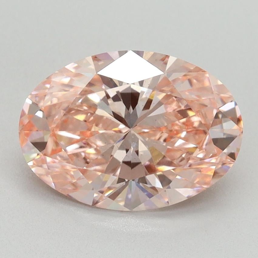 2.05 Ct. Fancy Vivid Pink Oval Lab Grown Diamond