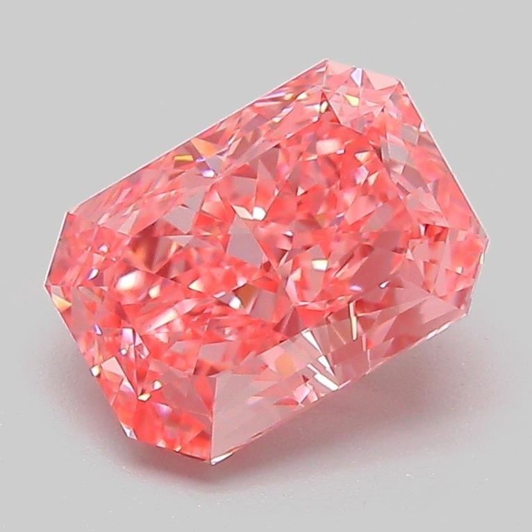 2.03 Ct. Fancy Vivid Pink Radiant Lab Grown Diamond