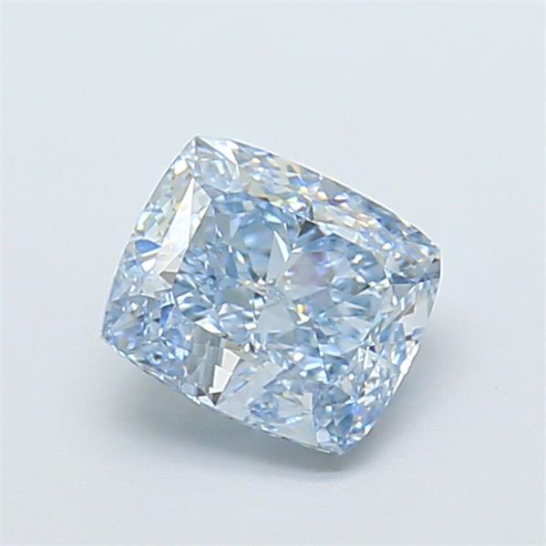 1.33 Ct. Fancy Intense  Blue Cushion Lab Grown Diamond