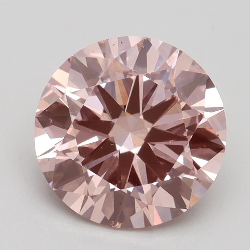 2.29 Ct. Fancy Intense Pink Round Lab Grown Diamond