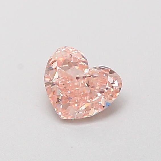 0.35 Ct. Fancy Vivid  Pink Heart Lab Grown Diamond