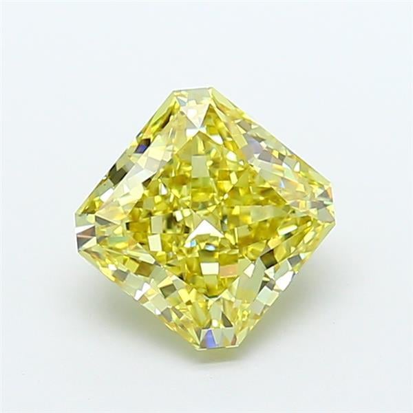 3.17 Ct. Fancy Intense Yellow Radiant Lab Grown Diamond