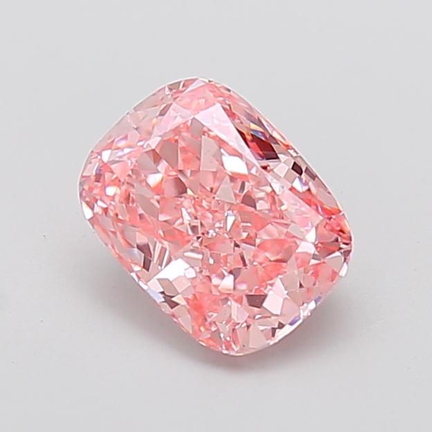 1.88 Ct. Fancy Vivid  Pink Cushion Lab Grown Diamond