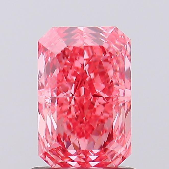 1.16 Ct. Fancy Vivid Pink Radiant Lab Grown Diamond