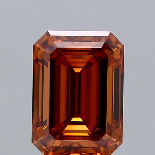 1.43 Ct. Fancy Orange Emerald Lab Grown Diamond