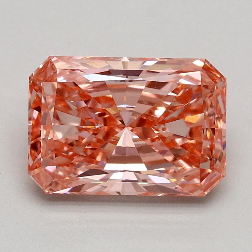 1.75 Ct. Fancy Vivid Pink Radiant Lab Grown Diamond