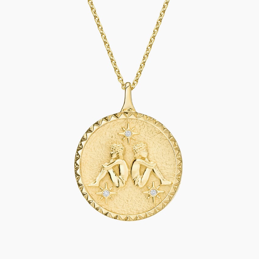Gemini Gold Necklace – Liberte