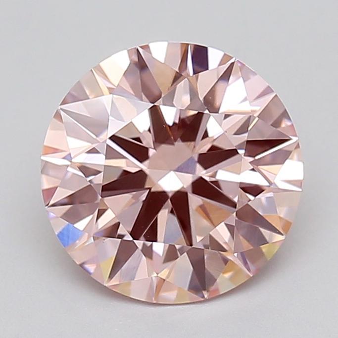 2.51 Ct. Fancy Intense Pink Round Lab Grown Diamond