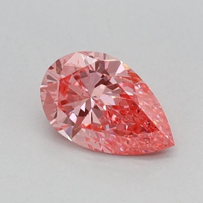 0.35 Ct. Fancy Vivid Pink Pear Lab Grown Diamond