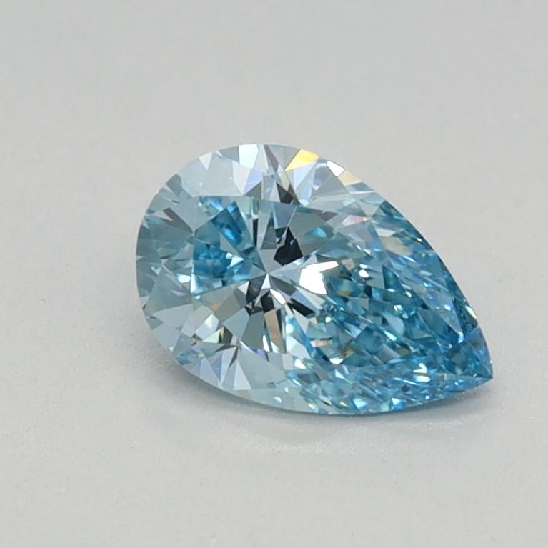 0.40 Ct. Fancy Intense Blue Pear Lab Grown Diamond