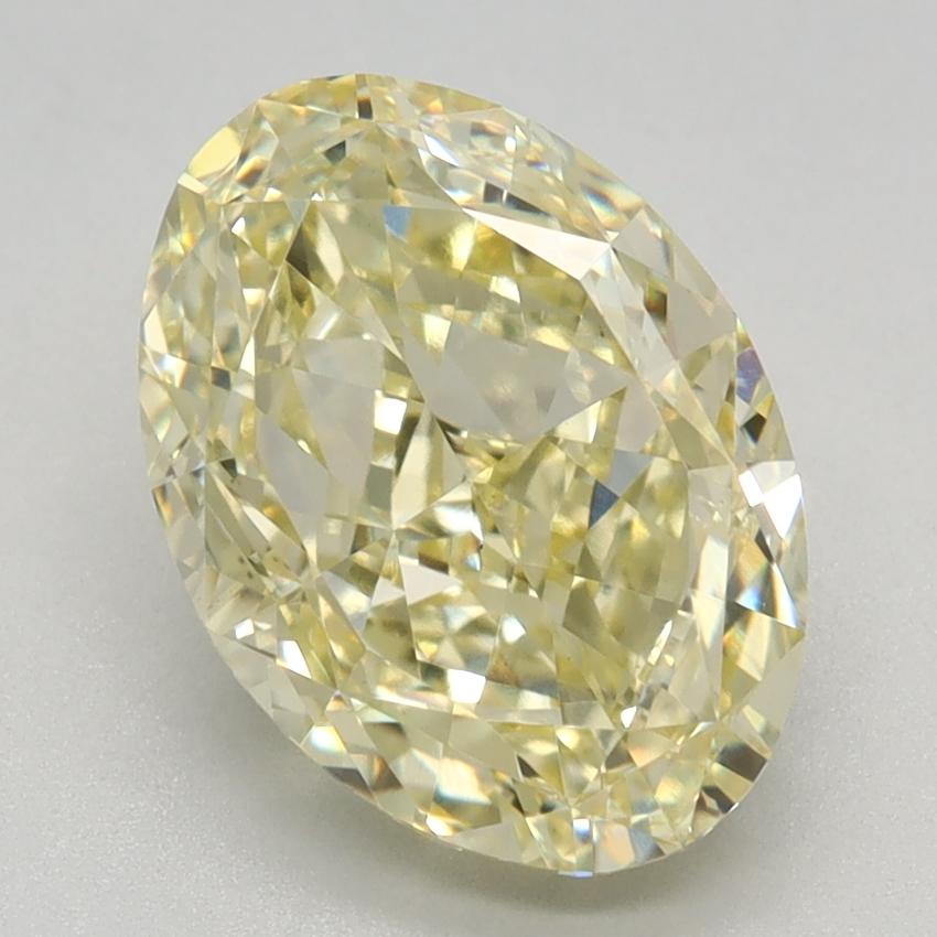2.52 Ct. Fancy Intense Yellow Oval Lab Grown Diamond