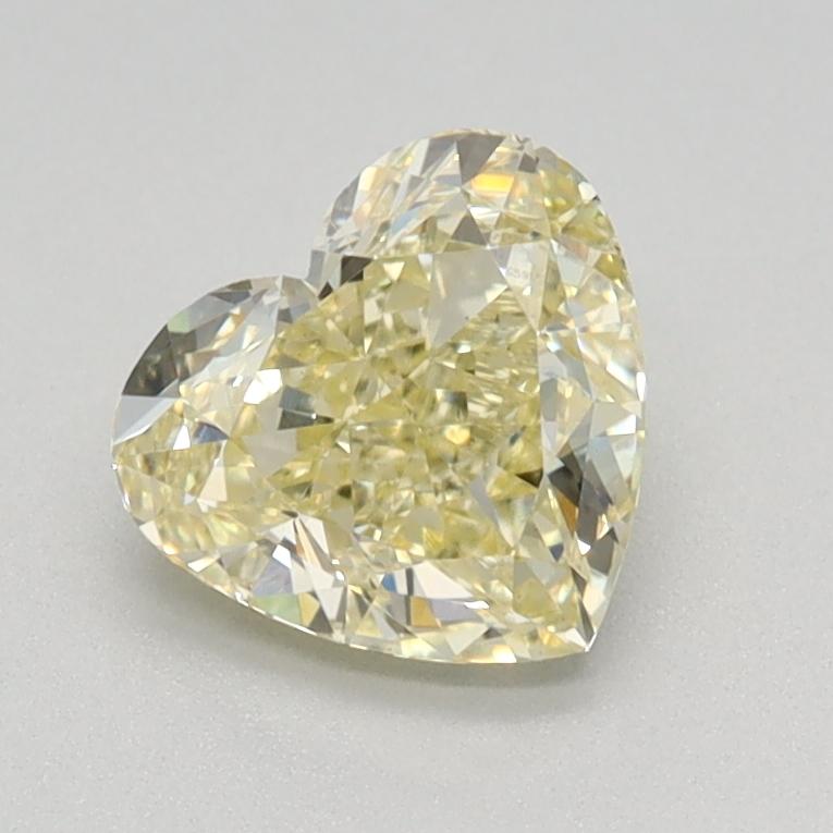 0.91 Ct. Fancy Yellow Heart Lab Grown Diamond