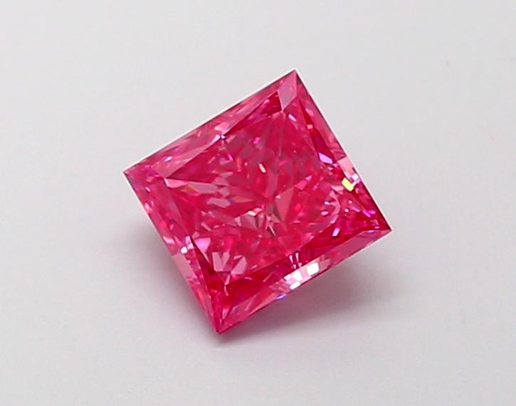 1.02 Ct. Fancy Vivid Pink Princess Lab Grown Diamond