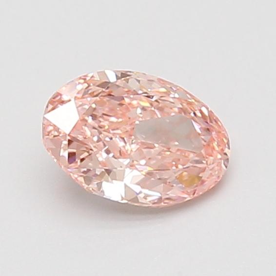 0.72 Ct. Fancy Vivid Pink Oval Lab Grown Diamond