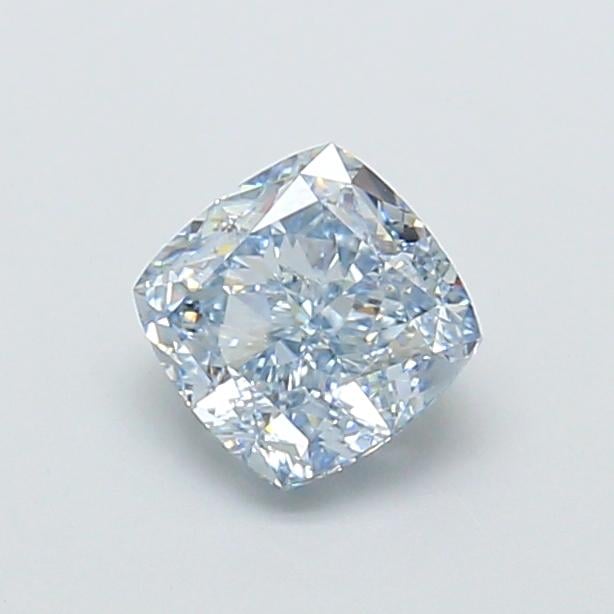 1.02 Ct. Fancy Intense  Blue Cushion Lab Grown Diamond